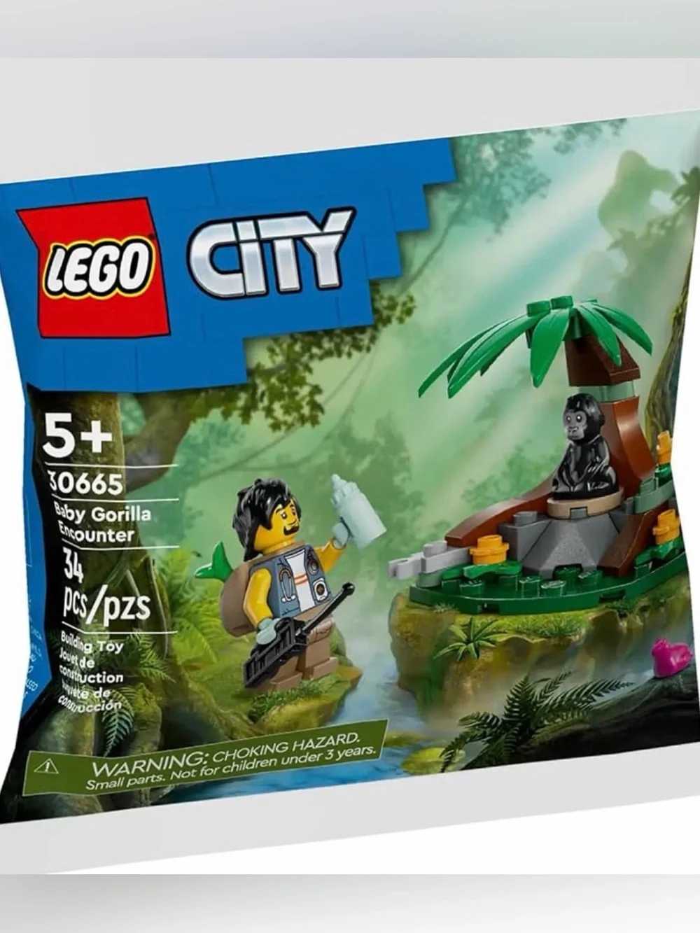 LEGO City Green Jungle Baby Gorilla Encounter Pack